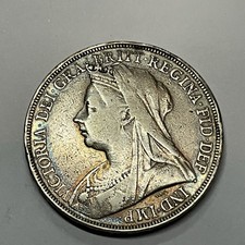 British Victoria Coins Silver crown coins- 1897 LXI
