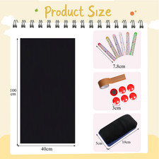 Black Chalkboard Sticker Roll