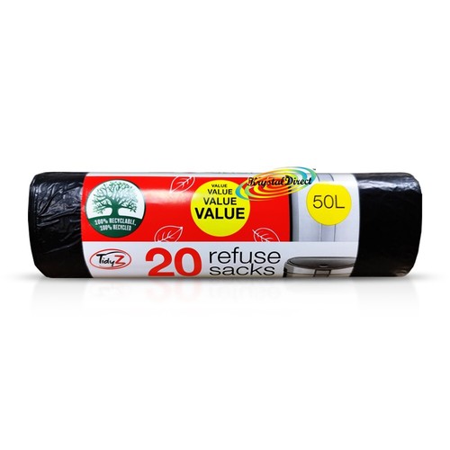 Black refuse sacks bin - 20,