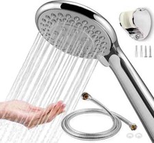 Chrome Shower Head And Hose
