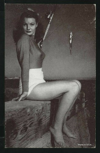 Litho mutoscope card 1940 - litho,