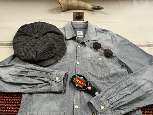 Lee 101 chore shirt salt - 101,