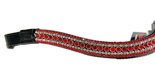 Sparkly curve shape browband - shape,