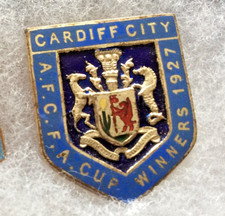 Cardiff City Football Club 1927 F.A. Cup Winners Badge
