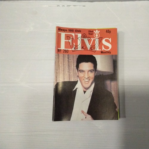 Elvis monthly magazine x10 - elvis,