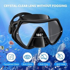 Tempered Glass Diving Mask