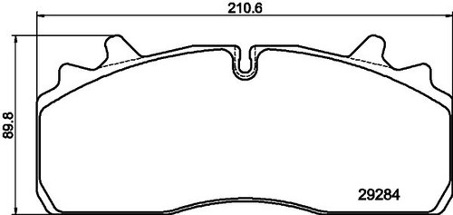 Don rear brake pad - pad, set