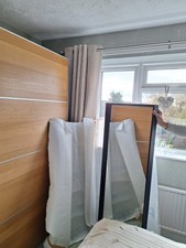 ikea long blabk mirror -