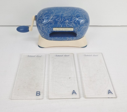 Tattered lace baby blue die - baby,