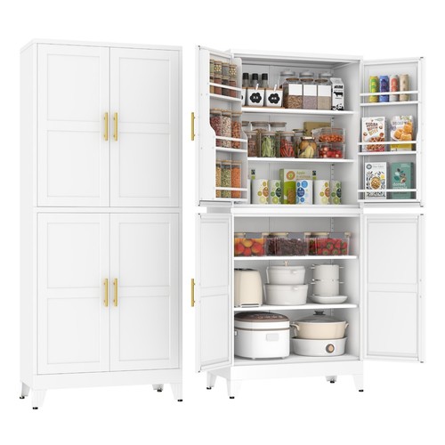 Tall metal kitchen - metal,