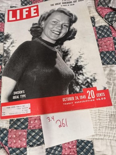 Life magazine october - magazine, 24
