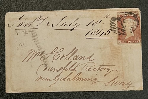 1845 penny red - penny, cover