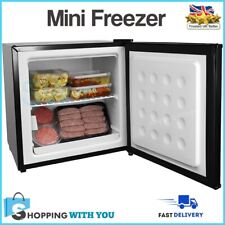 Small Black Mini Deep Freezer Compact Countertop Table Top 32L 42db