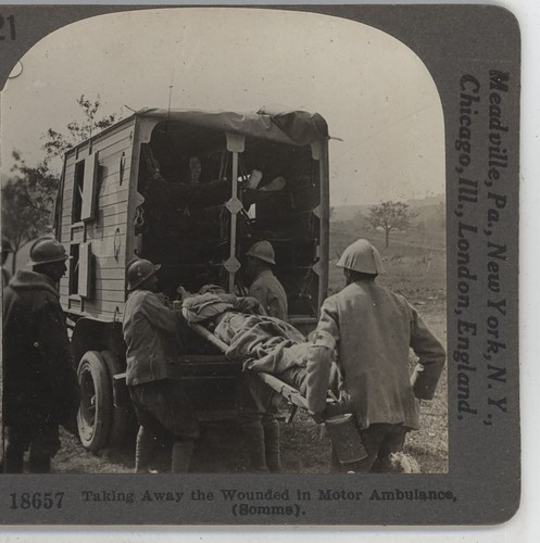 Taking away wounded - away, in