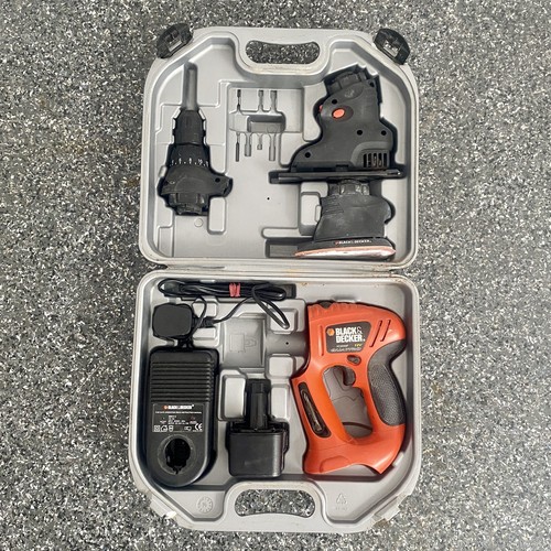 Black and decker quattro 12v - black,