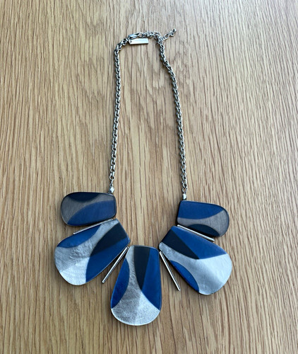 Blue silver black plastic - blue,