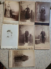 New York Gallery Portland Oregon 7 antique Victorian Cabinet Card photos