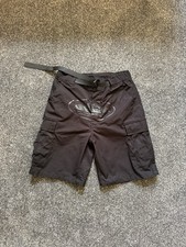 Corteiz Triple Black Cargo Shorts