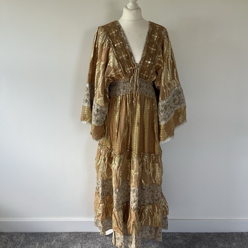 Papa pia maxi boho - dress, gold