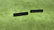 2X OEM Pioneer CS-G1000 & Other Speaker LOGOs AMBLEMs SEE PICS GOOD COND. 🔥🔥