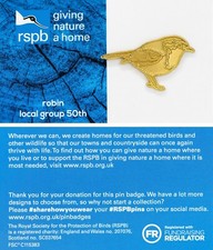 RSPB Pin Badge Special GNaH