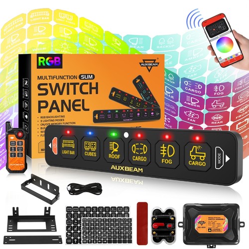 Auxbeam slim rgb gang - auxbeam, switch