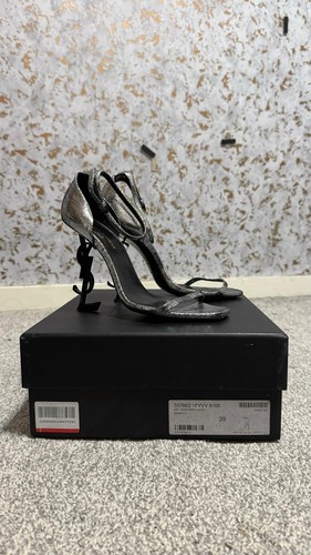 Authentic ysl silver heels - authentic,