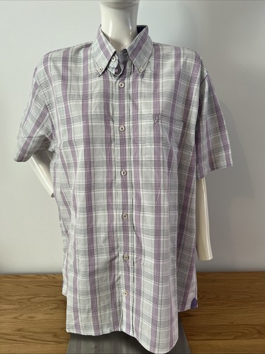 Melka purple grey check short - purple,