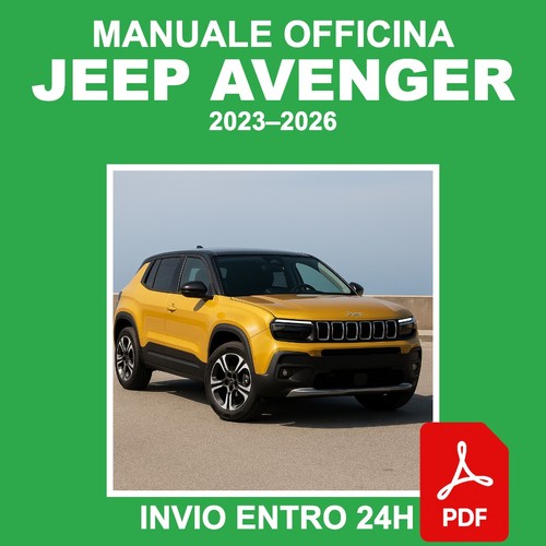 Workshop manual jeep avenger - workshop,