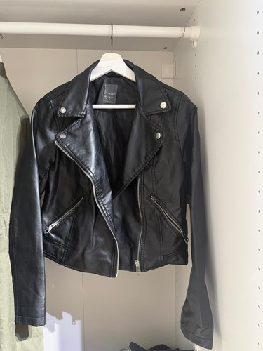 Ladies black faux leather - ladies,