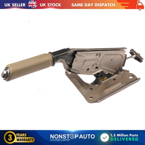 Handbrake lever beige leather - handbrake,