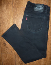 Levis 511 Slim Fit Jeans Black Denim Levi Strauss Trousers W 32 L 29 Levi's Pant