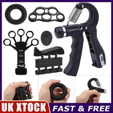 6 in 1 Adjustable Hand Grip Strengthener Finger Exerciser Wrist Forearm Trainer