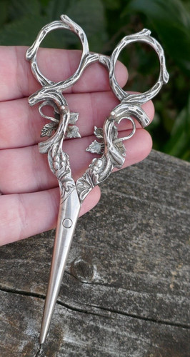 Antique silverplate grape - antique,