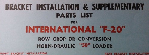 Horn loader international - horn, 50
