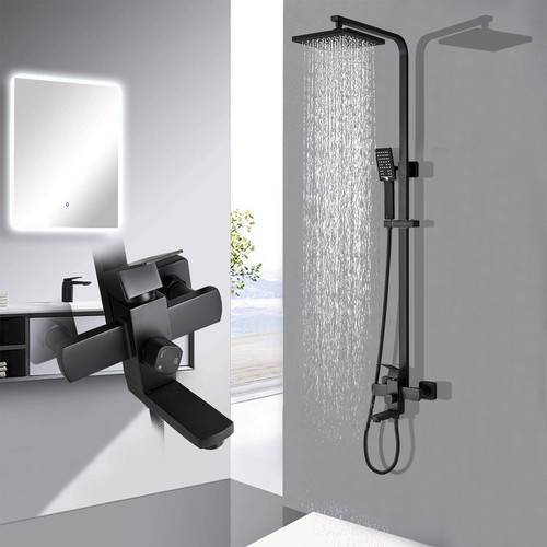 Black bathroom exposed - black,
