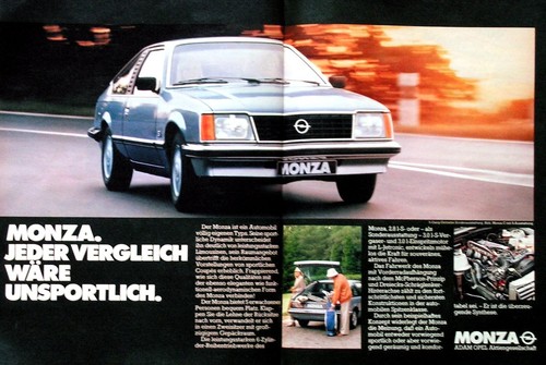 Opel monza original - monza,