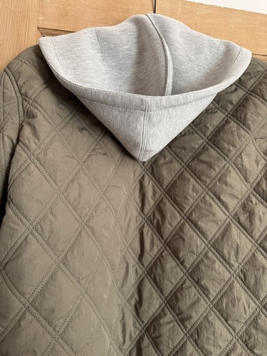 Zara quilted jacket khaki - khaki, and