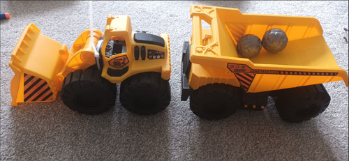 Kids yellow toy digger - kids,