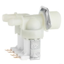 Gala Washing Machine Dual Cold Water Double Inlet Fill Solenoid Valve 180 Degree