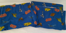 Zap Blue Star Wars Curtains 56in Wide 52" Drop A34 B899