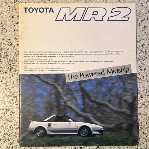 Toyota mr2 aw11 catalog - mr2,