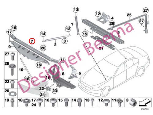 Bmw body reinforcement joint - reinforcement,