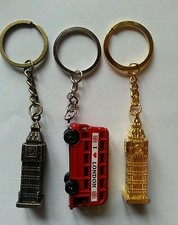 3 Metallic Keyrings London