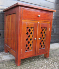 Vintage Sheesham Style Drawer Sideboard Cupboard Cabinet Storage Console