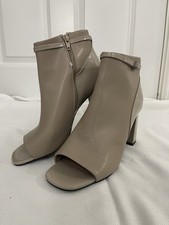 BNWT Next Taupe Peep Toe Ankle