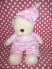MOTHERCARE PINK BEDTIME TEDDY