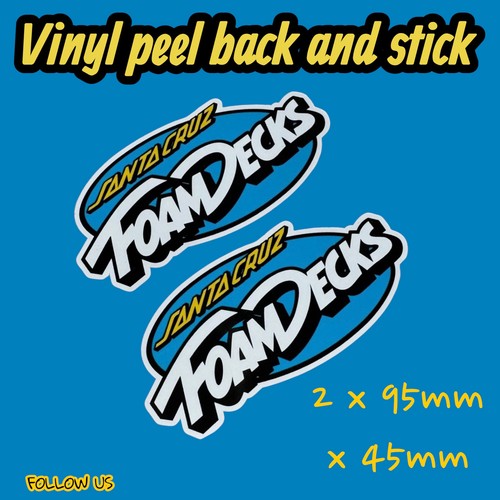 Santa cruz foam decks - foam, vinyl