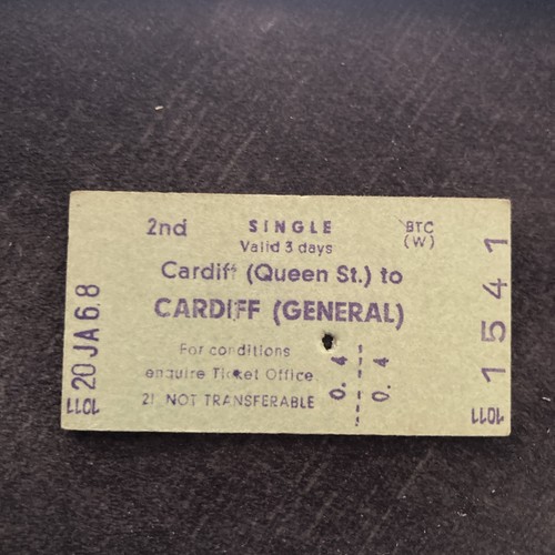 Railway ticket cardiff - railway.,
