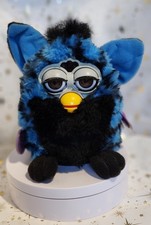 Vintage 1999 Furby - Brown Eyed, Black And Blue - See video with Audio
